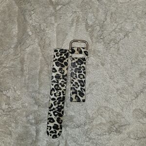 Leopard Print Women's Belt